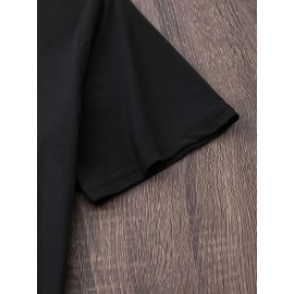 Women'S Casual Graphic T-Shirt - Short Sleeve Crew Neck, Vibrant Anime-Inspired Design with Pink Cat Ears & Mask, Lightweight Polyester for Spring & Summer, Spring Casual Wear | Vibrant Print Top | Comfortable Fit, Anime Tshirt