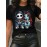 [Jack Skellington | Sally] Women's Jack Skellington & Sally Graphic Print T-Shirt | Casual Short Sleeve, Soft Stretch Round Neck, Machine Washable | The Nightmare Before Christmas Gift, Seasonal Comfortable Everyday Shirt
