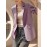 XWI Elegant Solid Color Blazer for Women - Classic Long Sleeve, Open Front with Single Button, Machine Washable - Perfect for Spring & Fall