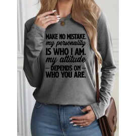 Women's Green Motivational Quote T-Shirt - 